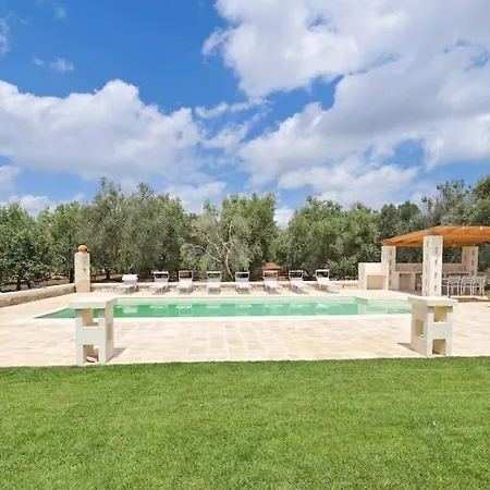 Trulli Tra Gli Ulivi 別荘 オストゥーニ